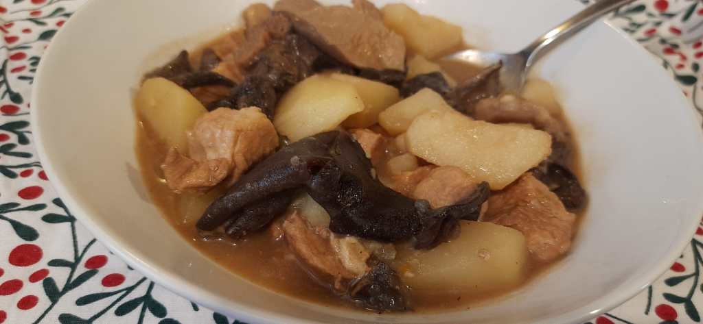 Guiso de carne con&nbsp;setas